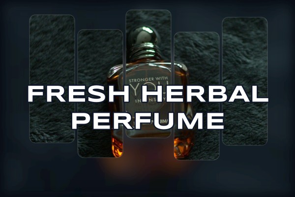 fresh herbal perfume