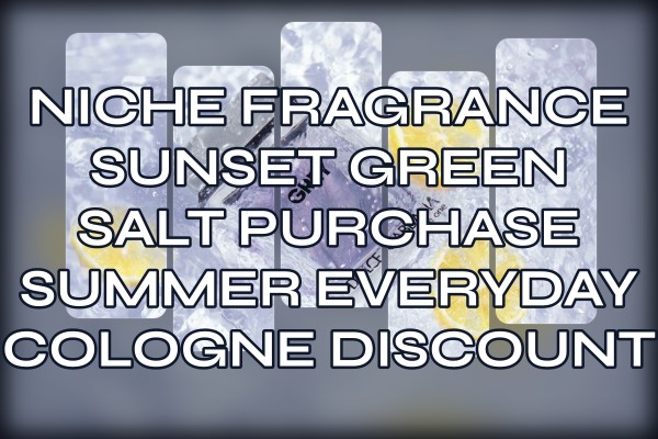 Niche Fragrance Sunset Green Salt purchase summer everyday cologne discount