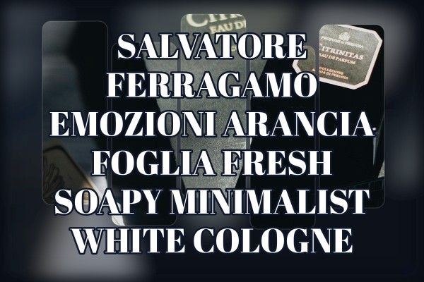 Salvatore Ferragamo Emozioni Arancia Foglia fresh soapy minimalist white cologne