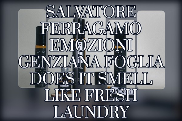 Salvatore Ferragamo Emozioni Genziana Foglia does it smell like fresh laundry